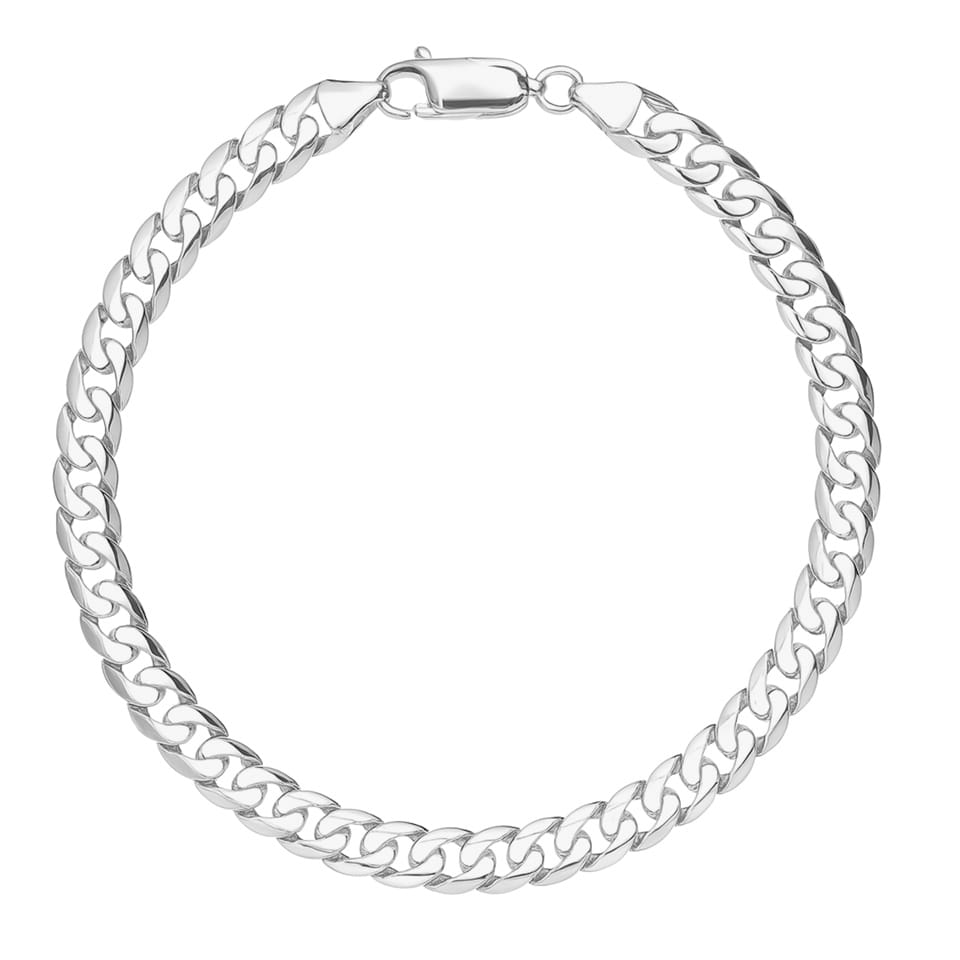Bransoletka Srebrna Pancerka 4,1mm