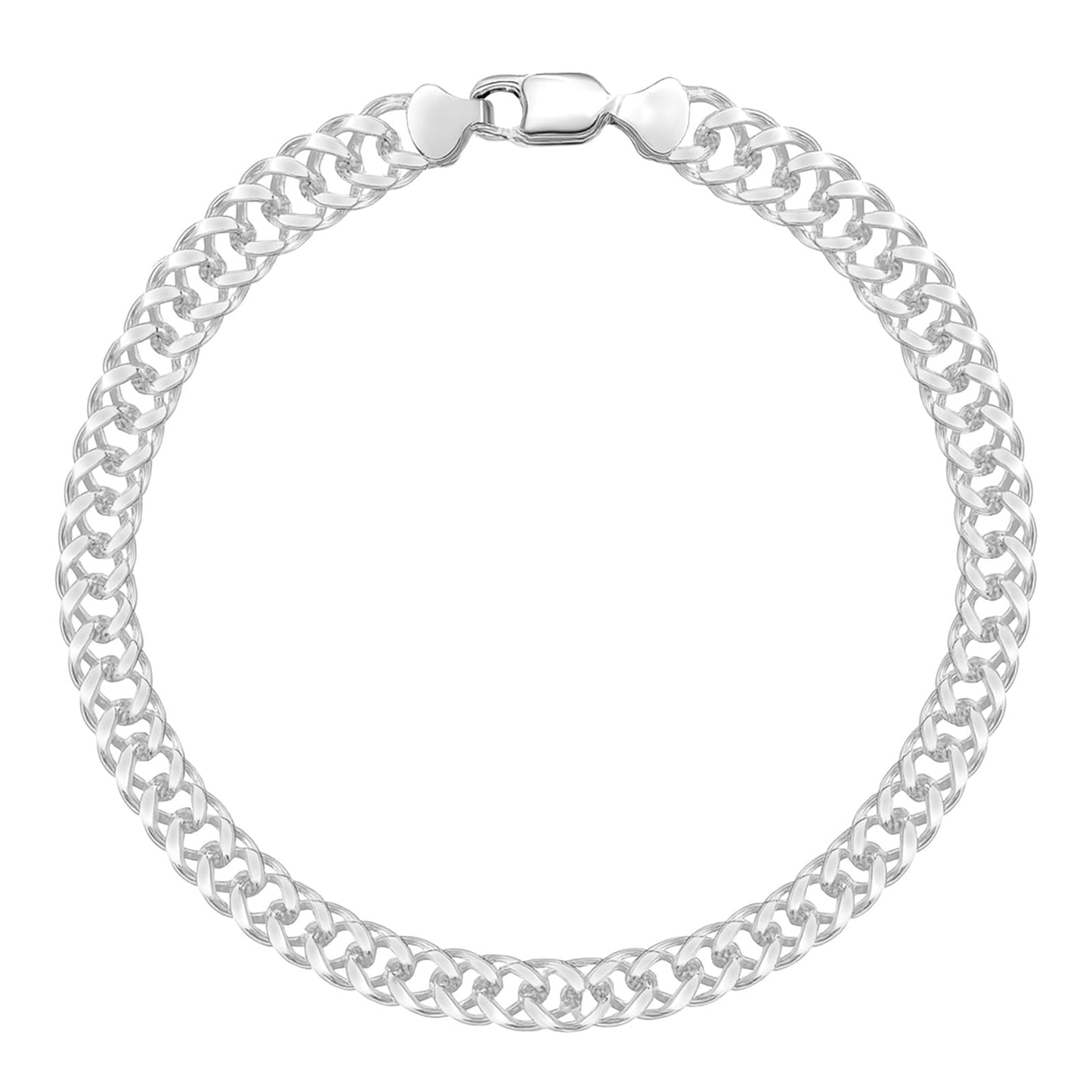 Bransoletka Srebrna Rombo 4,0mm