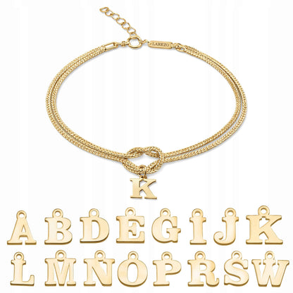 Bransoletka z Literką Personalizowana Litera Inicjał