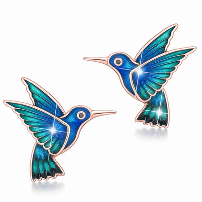Kolczyki Niebieskie Kolibry