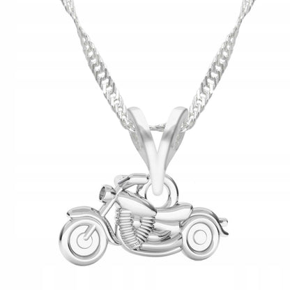 Łańcuszek naszyjnik Motocykl Motor