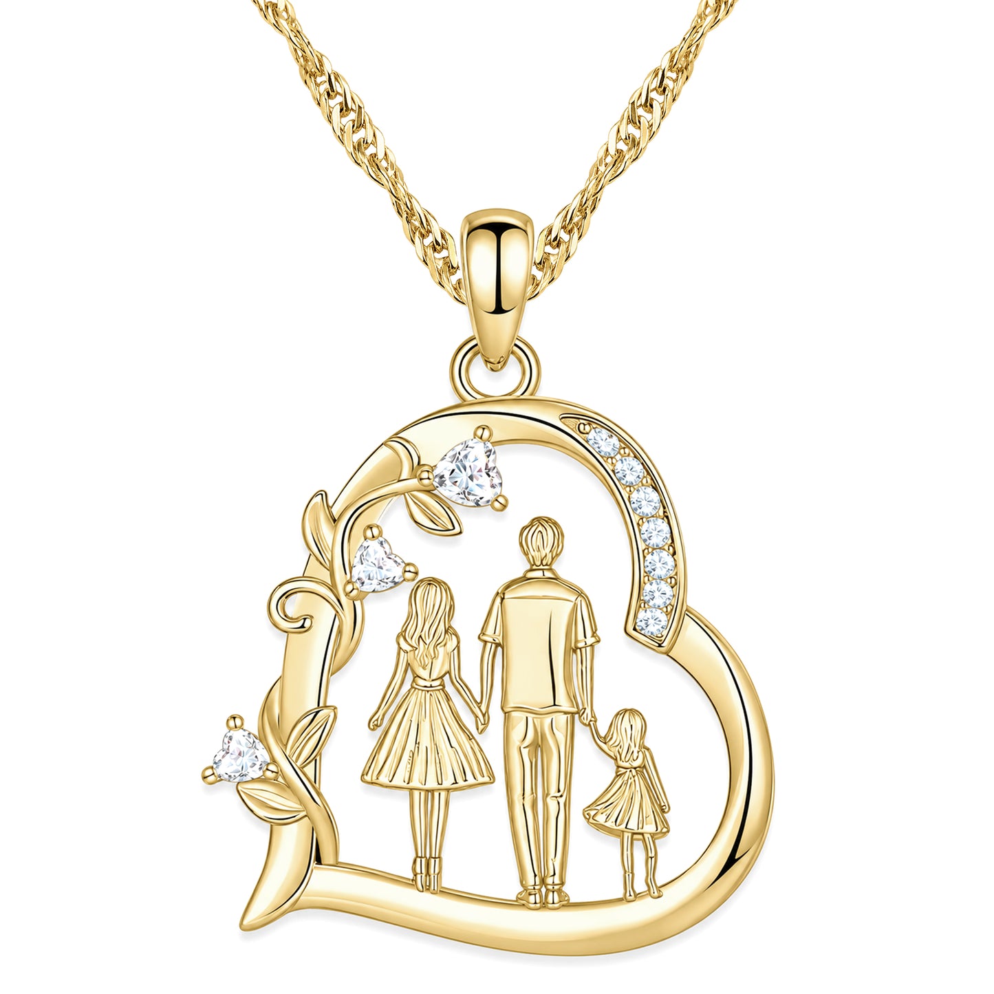 Naszyjnik Serce Family