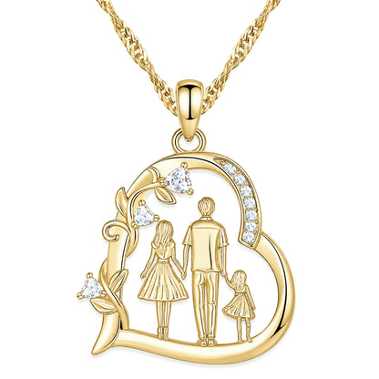 Naszyjnik Serce Family